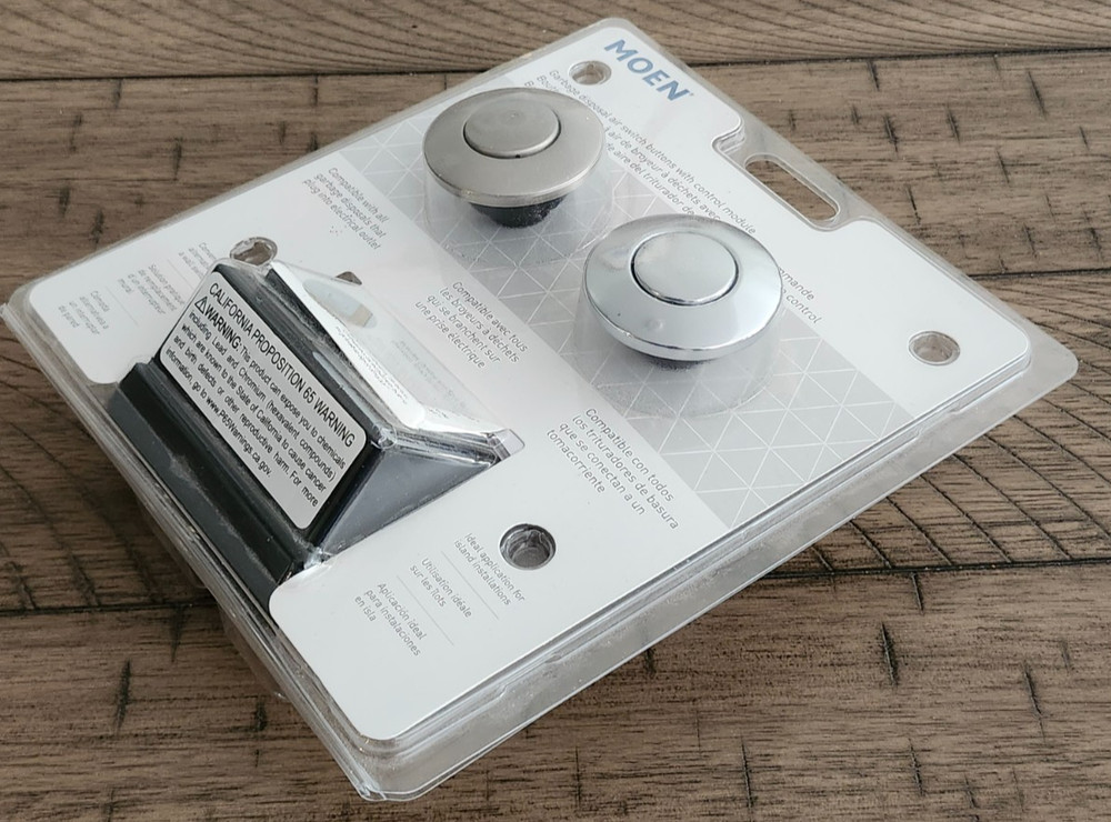 Moen Garbage Disposal Air Switch Buttons with Control Module ARC-4200 CHSRS New