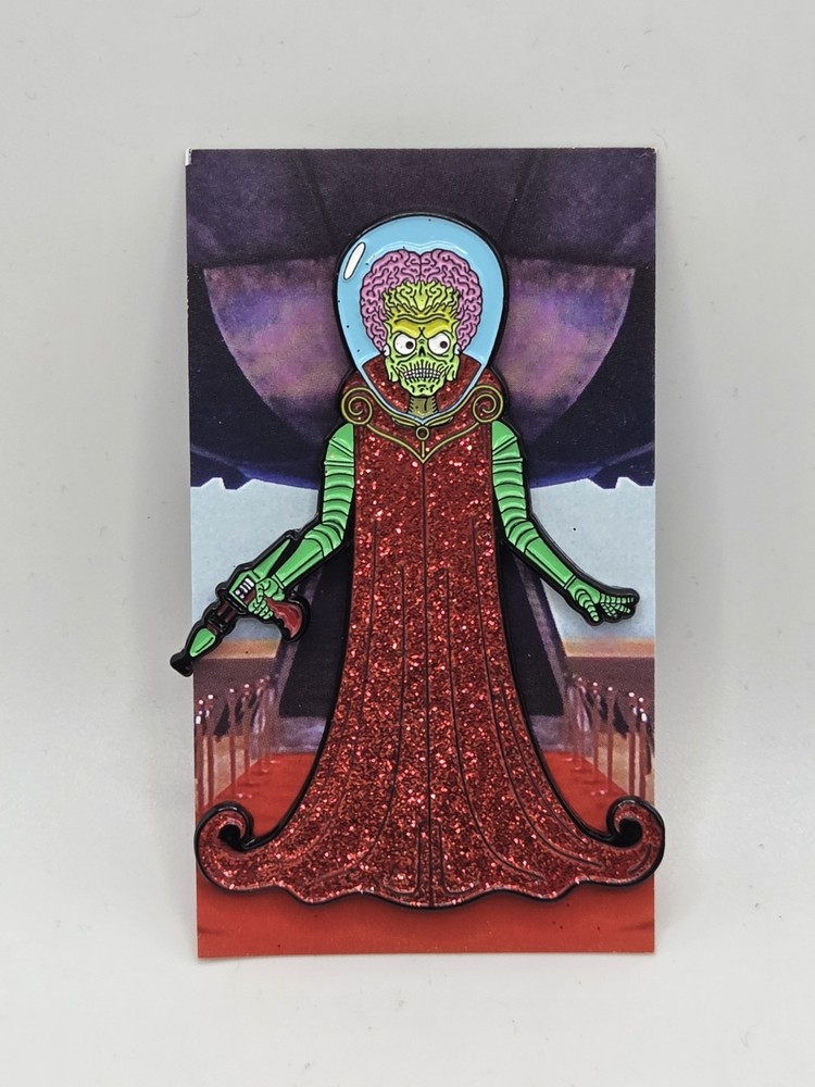 Coffin Couture "Ack Ack Ack" Enamel Pin Mars Attacks!