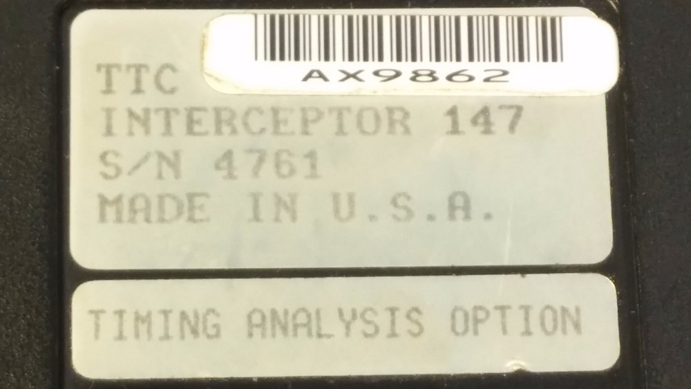 TTC Interceptor 147 Communications Analyzer