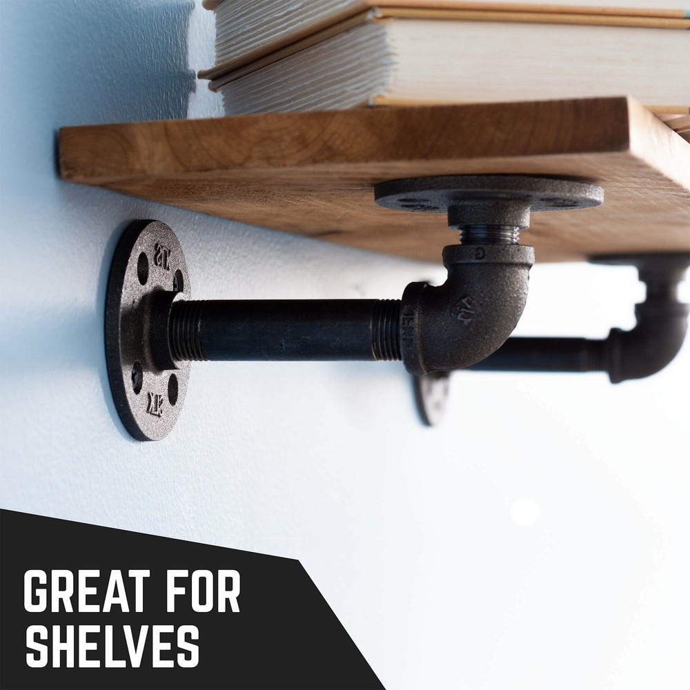 1/2 in. X 36 in. Black Pipe 4 Pack