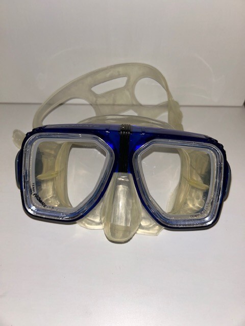 Promate Blue Adjustable Strap Dive Mask w/ Plastic Case (50)