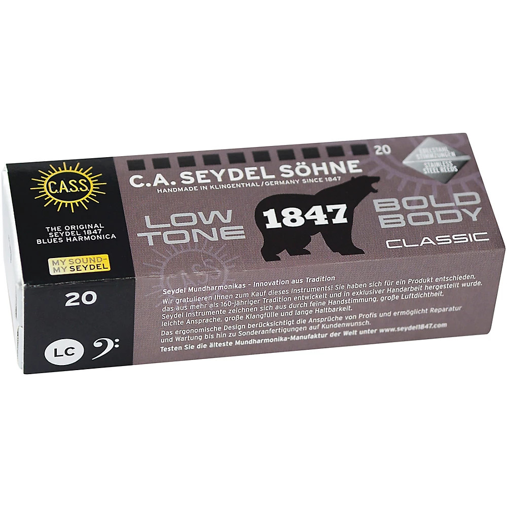 SEYDEL Blues Classic 1847 Harmonica Low D