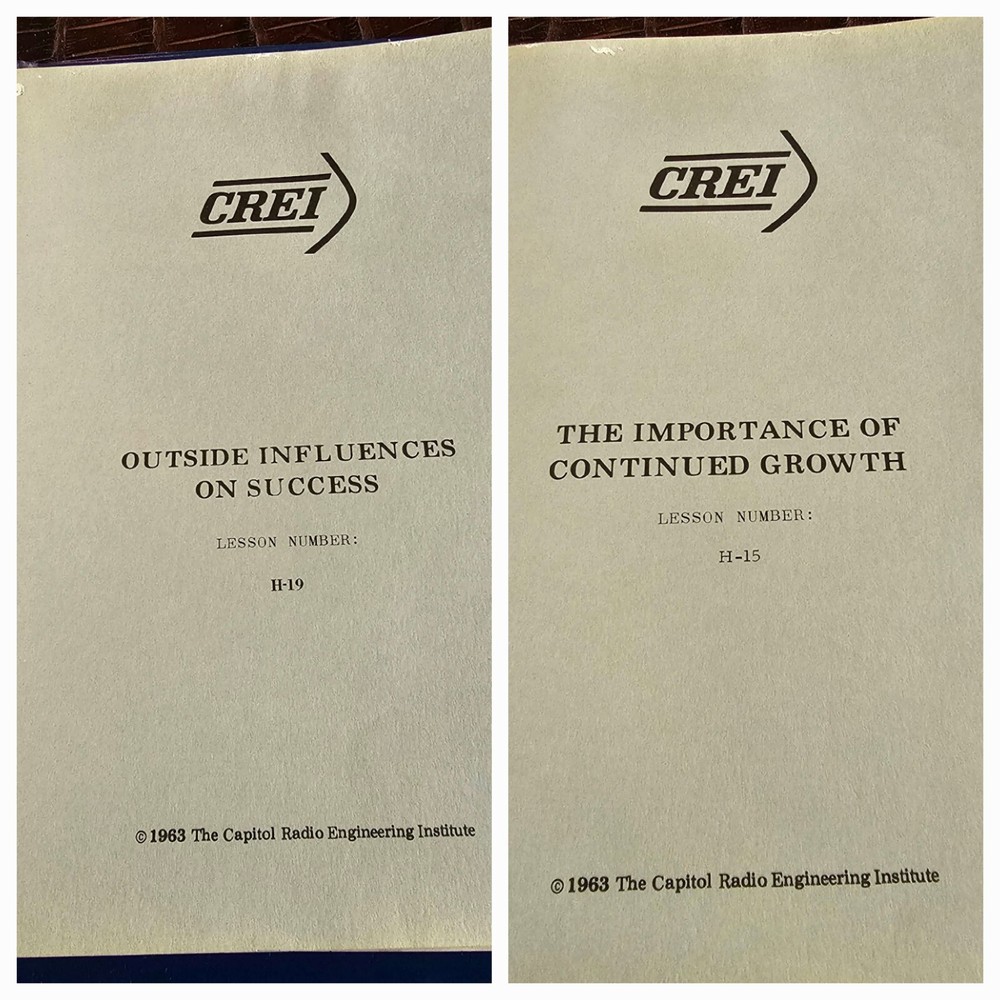 CREI Advance Electronic Engineering Technology Manual/Book Leadership Decisions