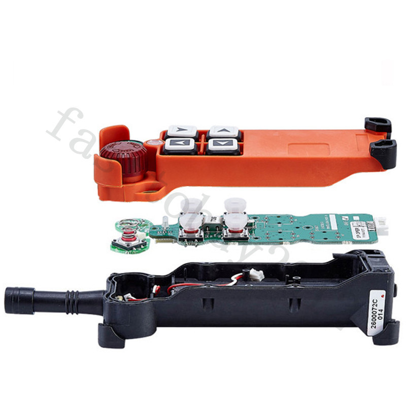 Transmitter+Receiver Radio Industrial Wireless Remote Control Crane 4 Buttons