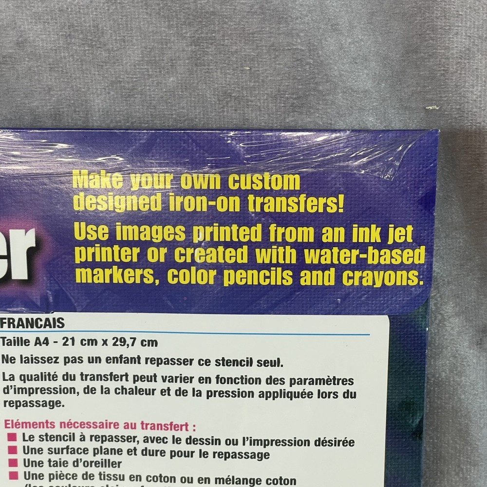 Brother Iron On Transfer Paper 8 Sheets 8 1/2” X 11”
