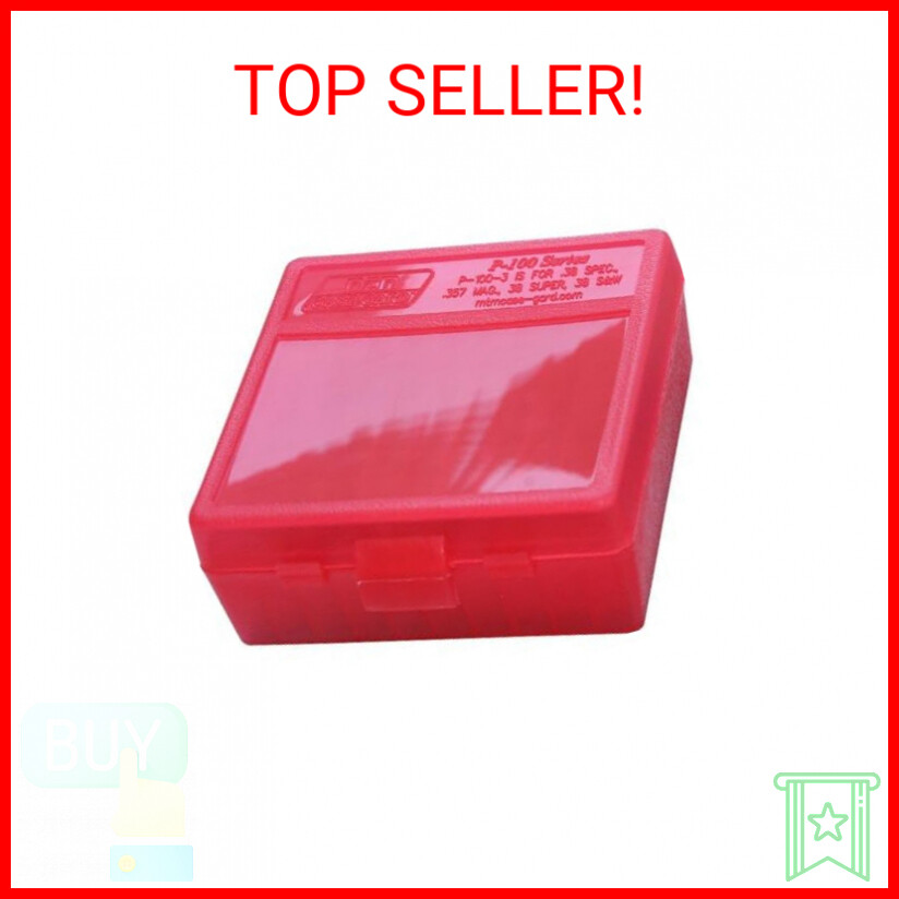 MTM 38/357 Cal 100 Round Flip-Top Ammo Box
