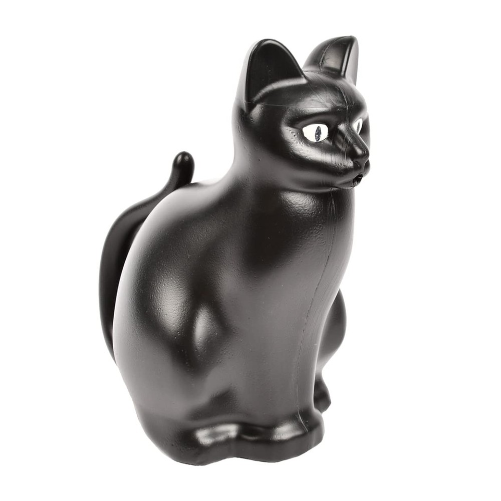 Cat Watering Can, Plastic, Black