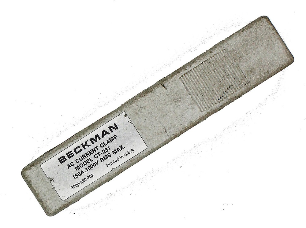 BECKMAN Model CT-231 AC Current Clamp