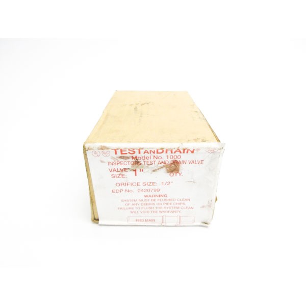 TEST AND DRAIN 1000 1" NSFS