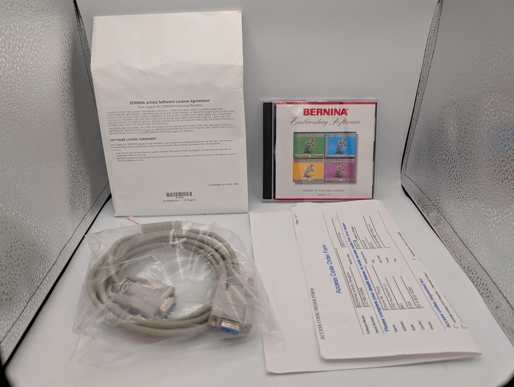 Bernina Embroidery Software Version 3 (No Dongle)