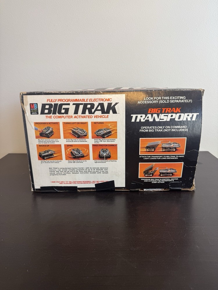 Big Trak MB Electronics Vintage 1979 Fully Programmable Car Truck Working Box