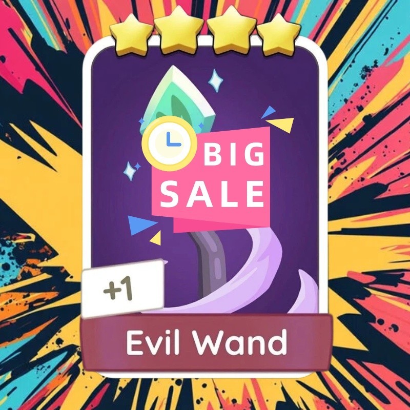 Evil Wand-Sticker 4⭐⭐⭐⭐ - ⚡️ Fast Send ⚡-Mono_poly GO!!!