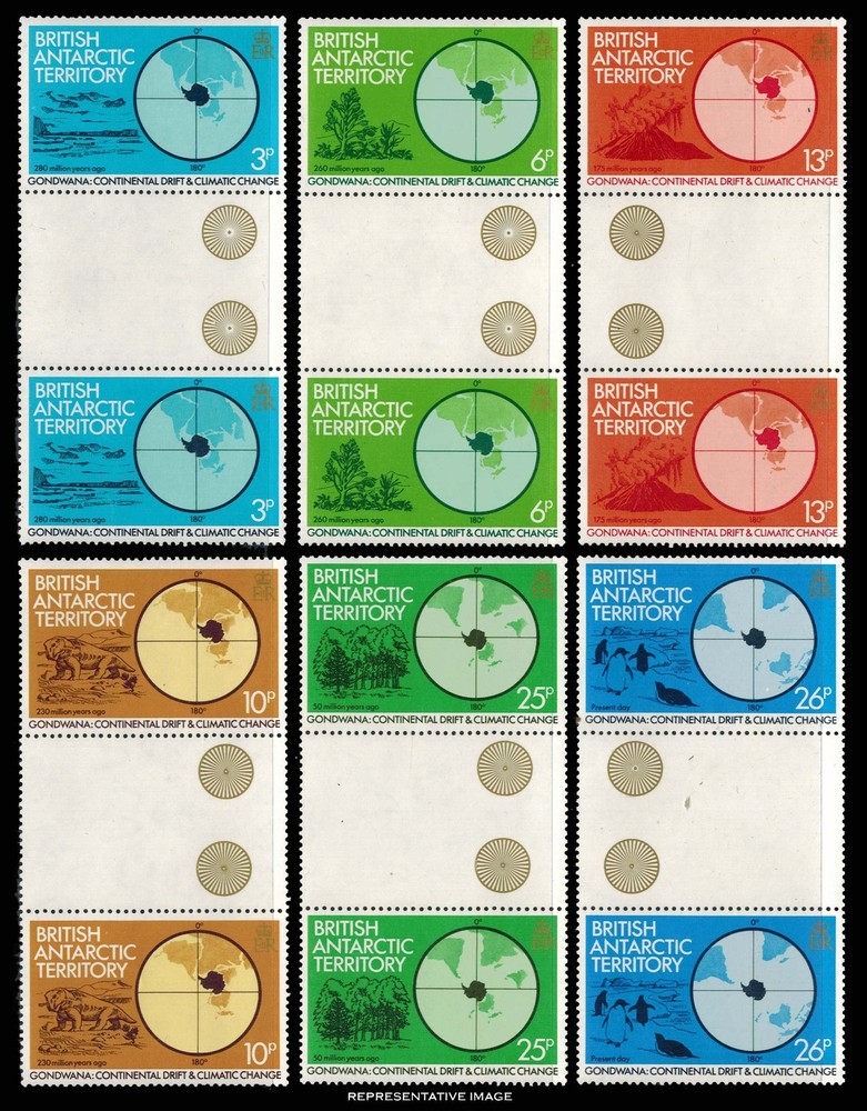 British Antarctic Territory Scott 86-91 Mint never hinged.