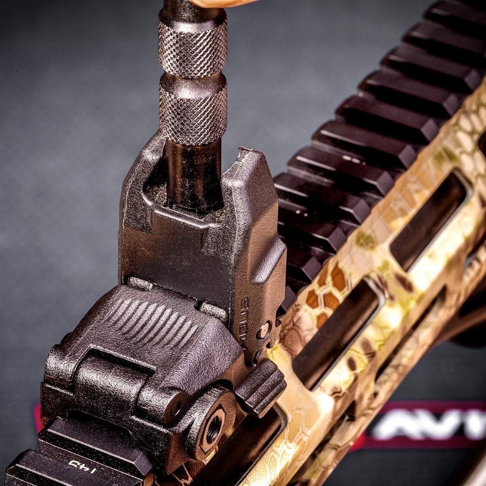 Real Avid Front Sight Adjuster: universal tool for adjusting A1 and A2 Type...