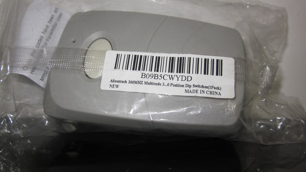 Alisontech 300MHZ Compatible to MultiCode 3 Remote Control Transmitter