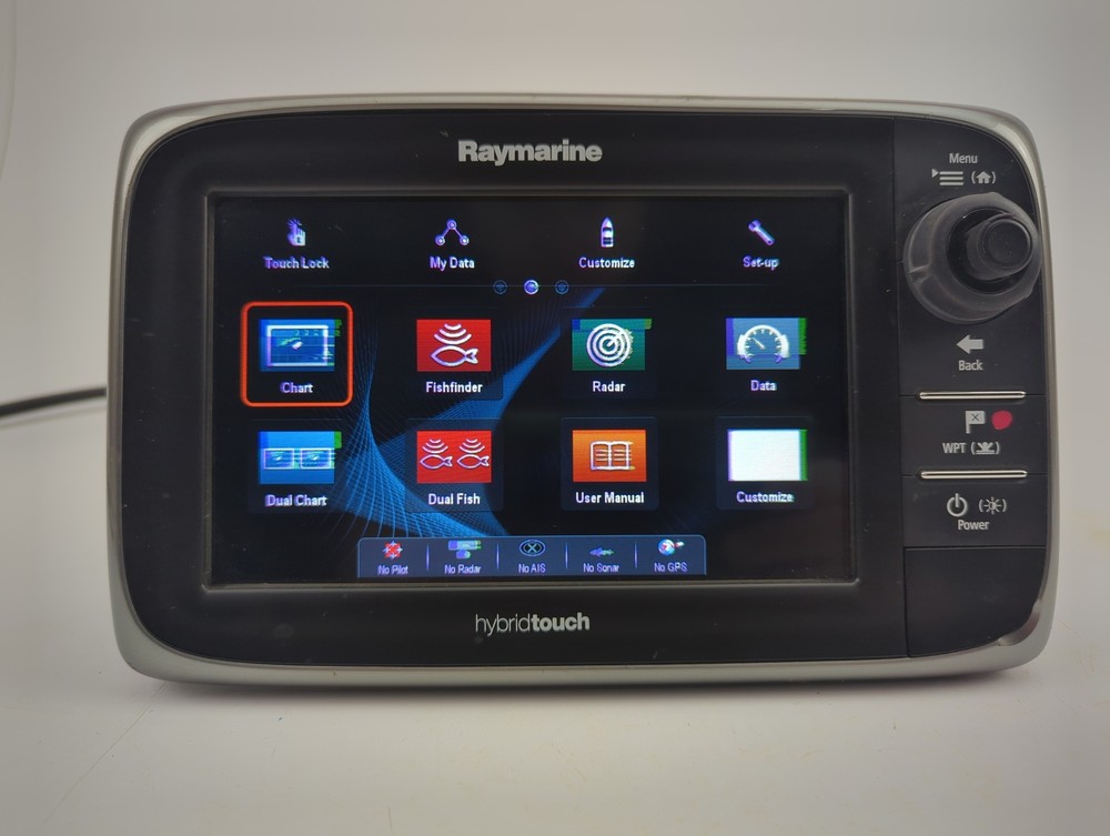 Raymarine e7 E62354 HybridTouch 7" Touch Screen GPS Fishfinder Chartplotter MFD
