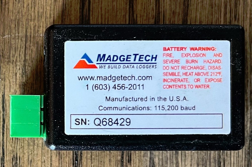 Madgetech Volt101A 160mV Data Logger