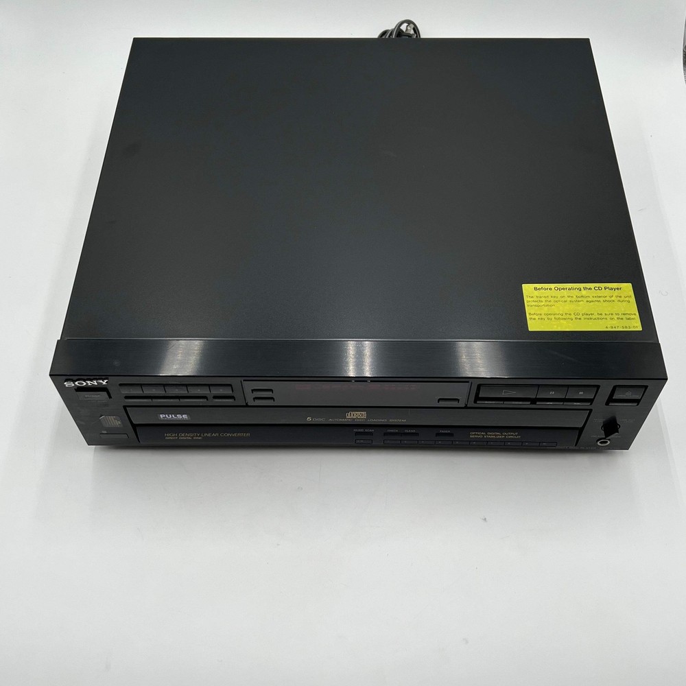 Sony CDP C515 Disc Player Tested Works - Black