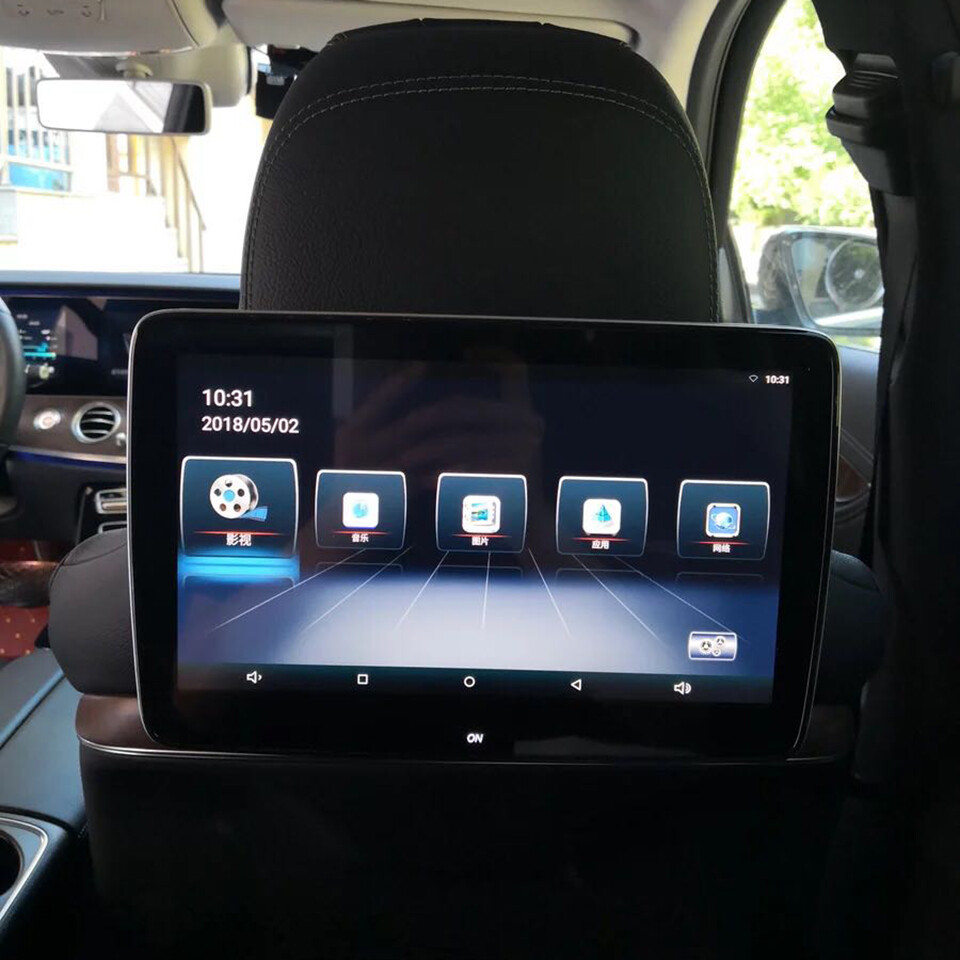 For Mercedes E300 2019 Android Rear Seat Entertainment System Mirroring Screen