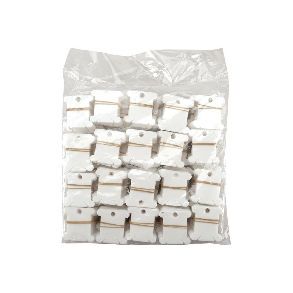 Plastic Embroidery Floss&Craft Thread Bobbins for Storage Holder Bulk 200 PACK