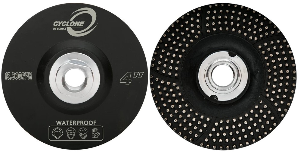 Diamax Cyclone 4" Diamond Cluster Grinding Wheel