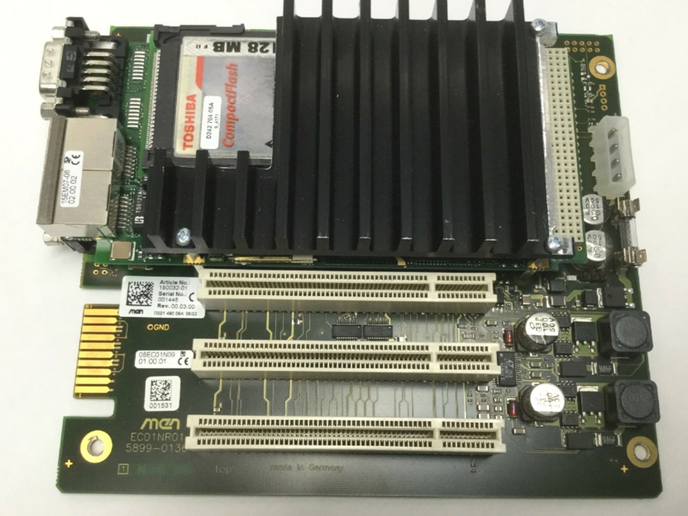 Staubli 180032-01 CS8C Robot Controller CPU/Compact Flash Drive Board 128MB