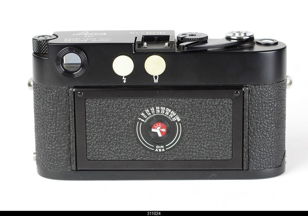 Leica M3 Black Paint Repaint Double Stroke Mint