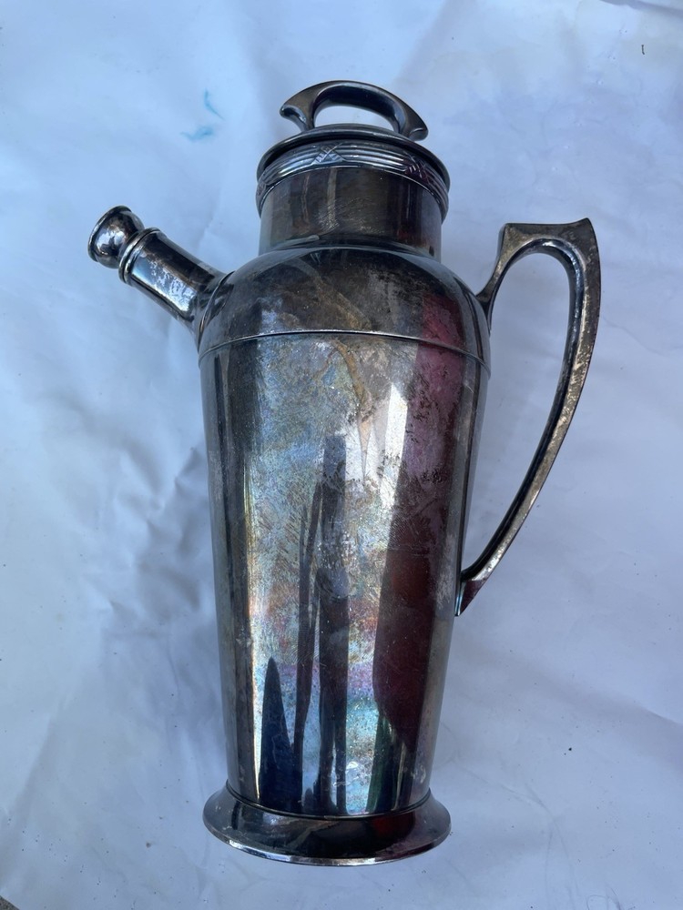 Derby Silver Plate Co. Vintage Cocktail Martini Pitcher
