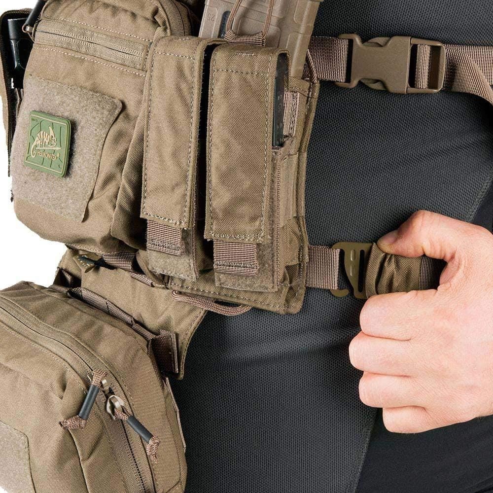 Shadow Grey MOLLE Tactical Chest Rig - Adjustable, Lightweight, and Functional