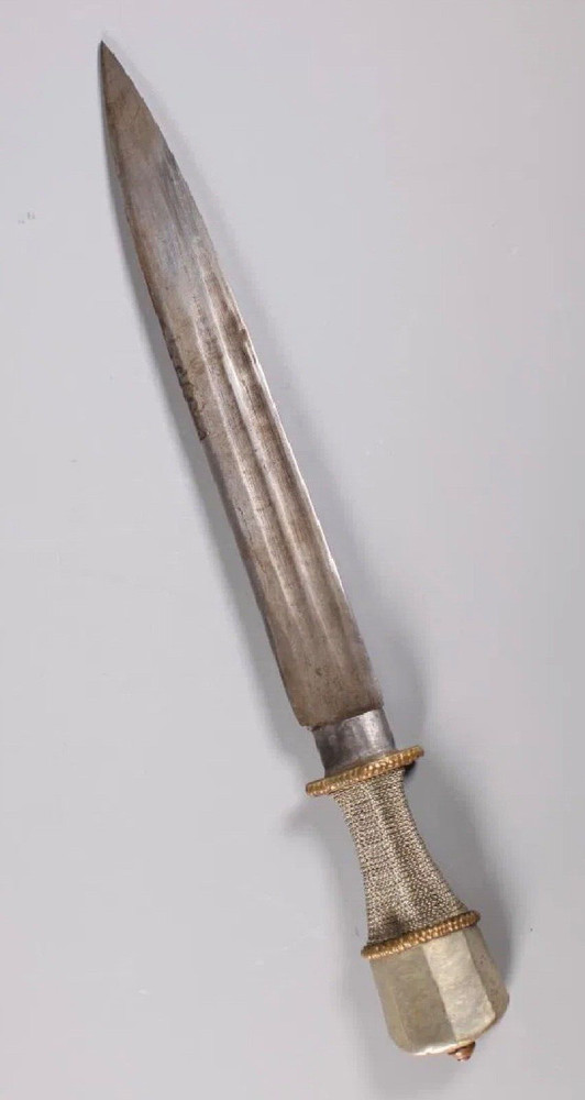 Antique Tibetan silver knife