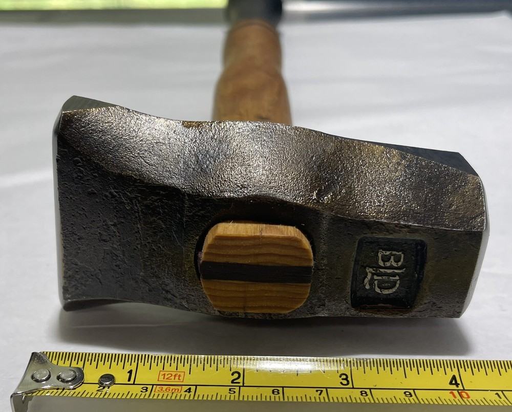 Blacksmith Hex Cross Pein Hammer Dyed Handle