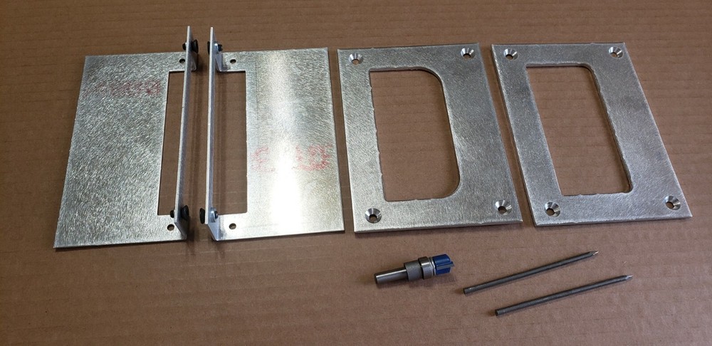 Door hinge template for 4 in hinge