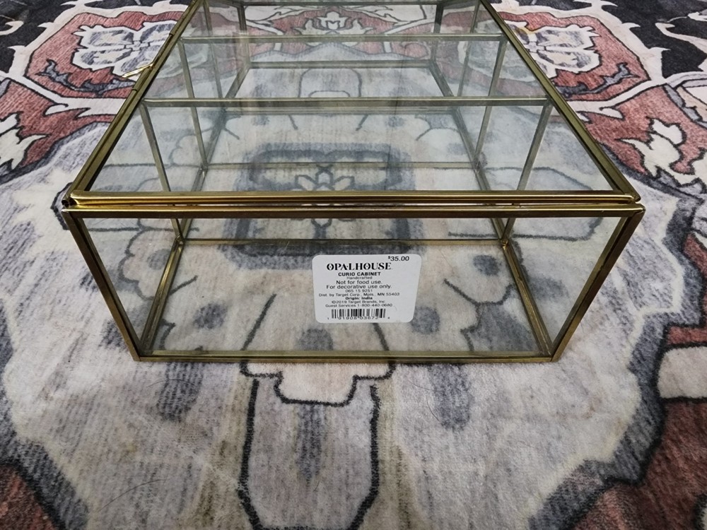 Opalhouse Glass Display Case