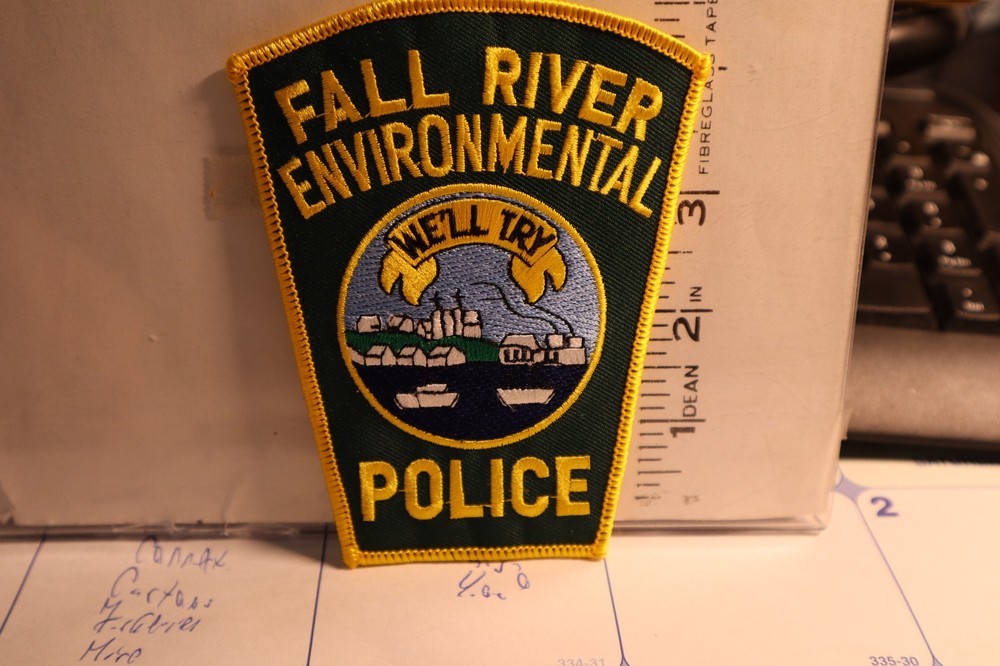 police patch  FALL RIVER POLICE MASSACHUSETTS  ENVIRONMENTAL