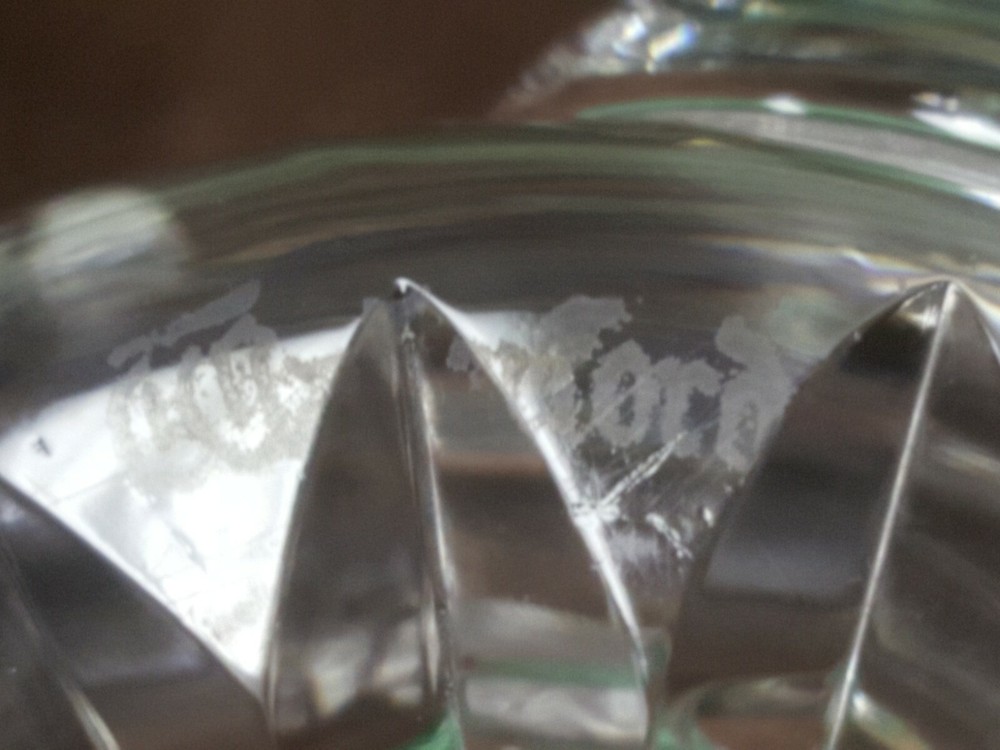 Gorgeous Waterford GiftWare Cramer With Diamond Cuts