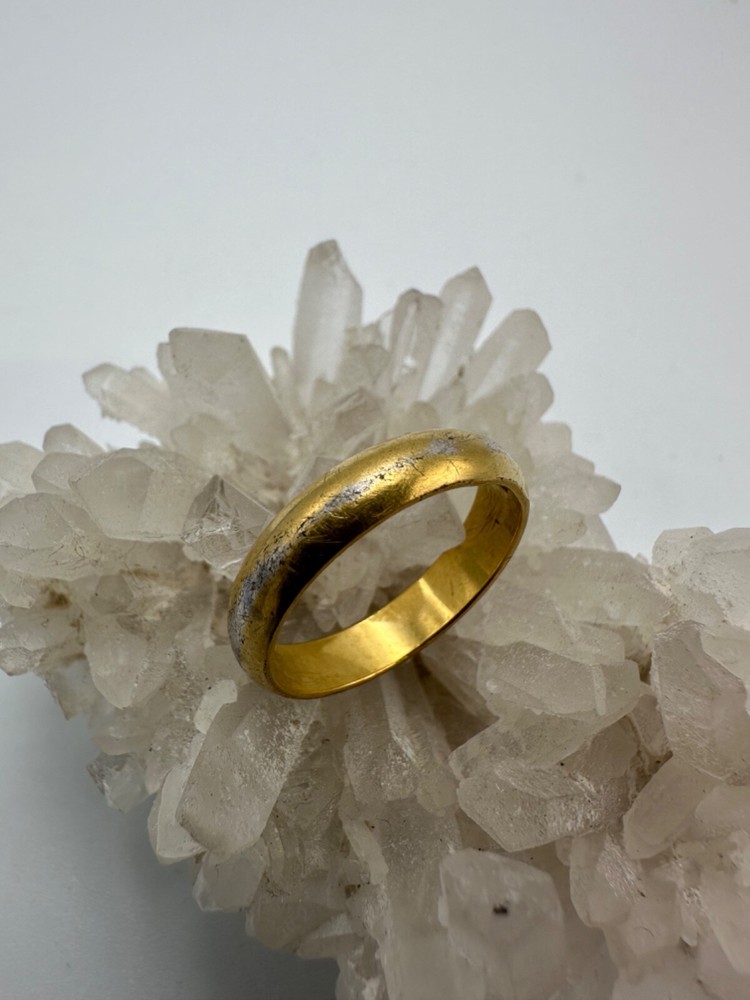 Old soviet Engagement Ring Silver 875