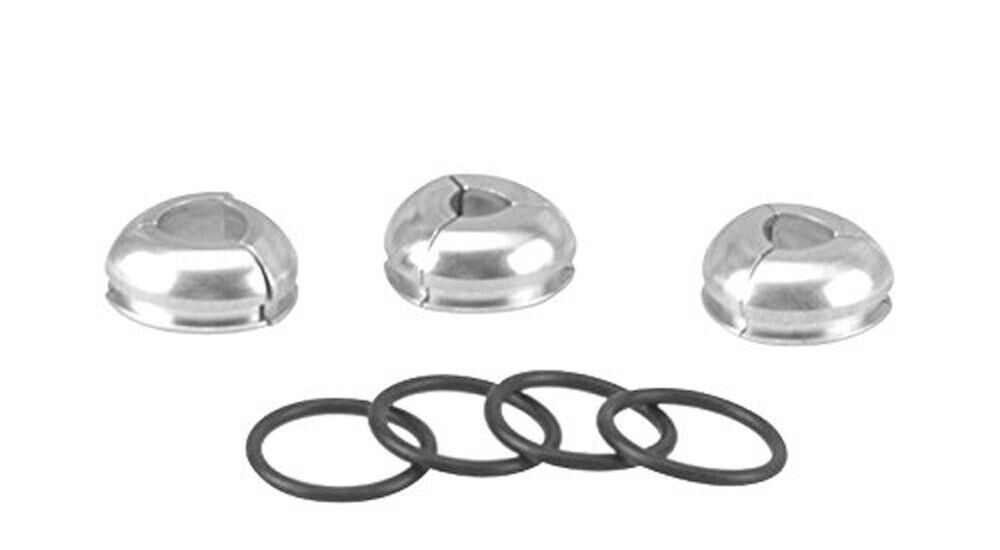 Aluminum Bullet Puller Collets, 3 difference sizes.  4 sets