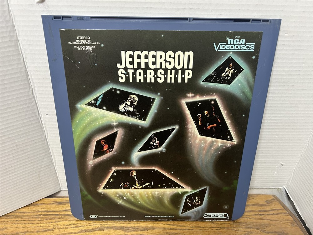 JEFFERSON STARSHIP RCA SelectaVision CED VideoDisc