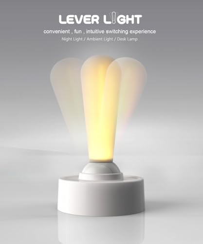 Lever Night Light Innovative Dimmable Toggle Switch Stylish Fun Wall/Desktop
