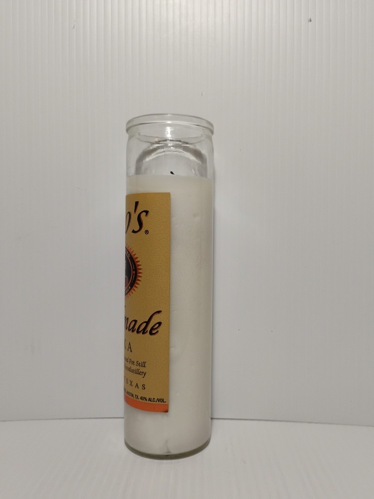 Tito's Handmade Vodka devotional candle