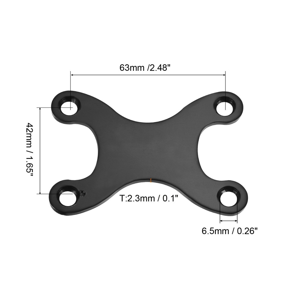 Skateboard Gasket Deck Protector Protective Anti Sinking Hardware Black H Shape