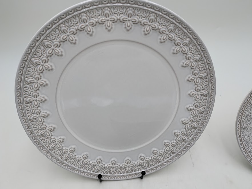 Lenox Grey Chelse Muse Fleur 4Pc Place Setting