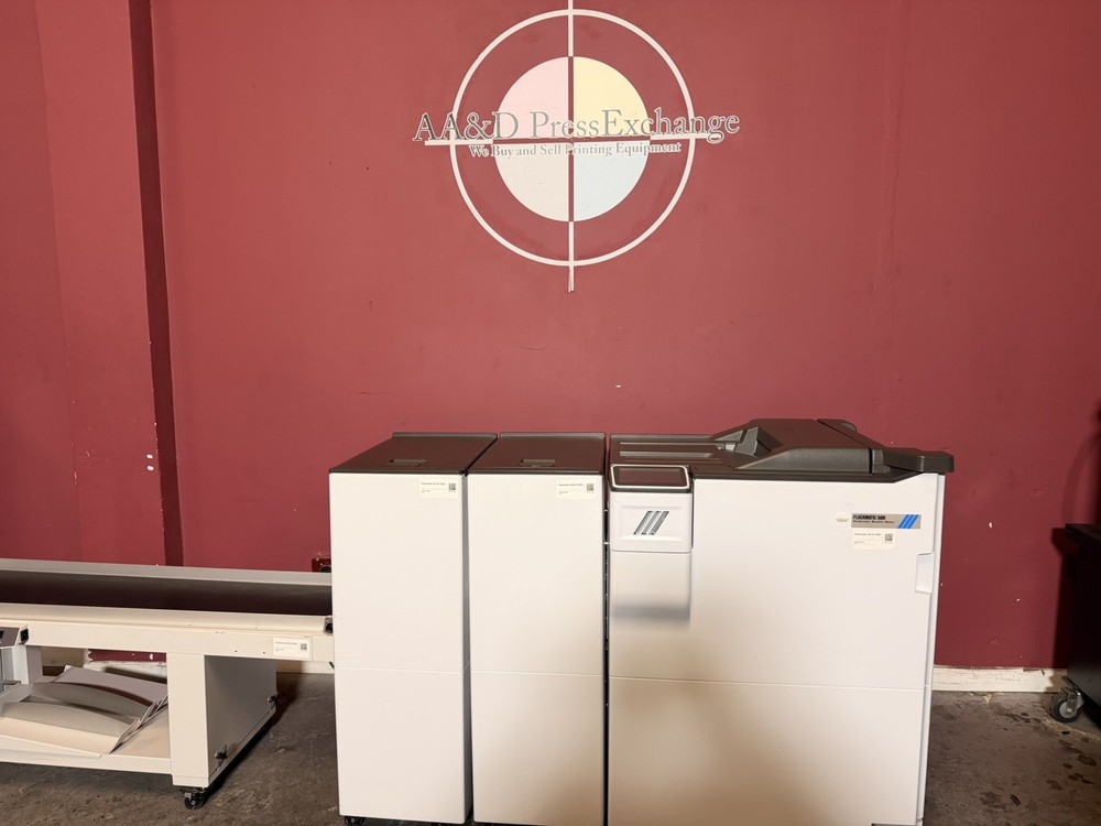 Plockmatic 500 bookletmaker extended Conveyor !Video!
