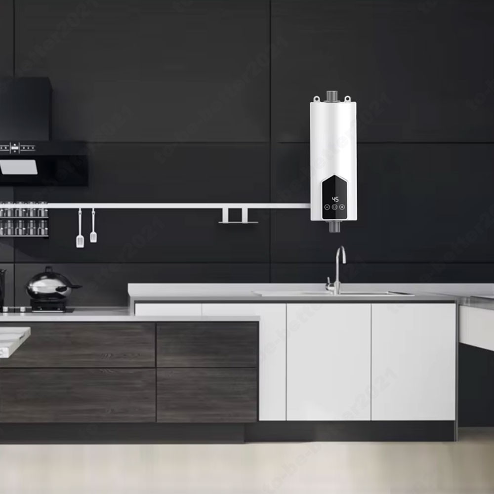 3500W Intelligent Electric Instant Shower Heater Water Kit For Bathroom Kitchen