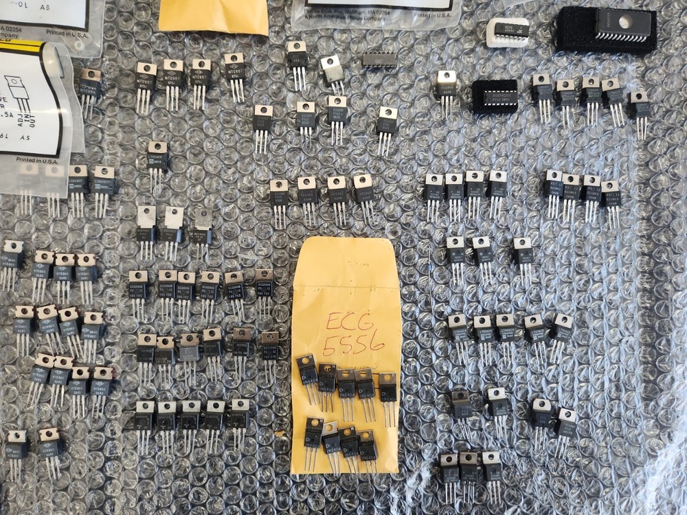 *MIXED SURPLUS LOT* ECG Components IC's and Rectifiers ⚡️🇺🇸 SHIP