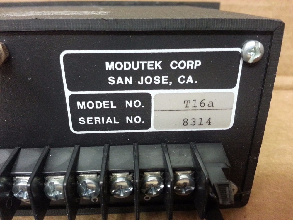 NEW MODUTEC T16A MICROTIME SERIES TIMER MINUTES/SECS SHIPS SAME BUSINESS DAY