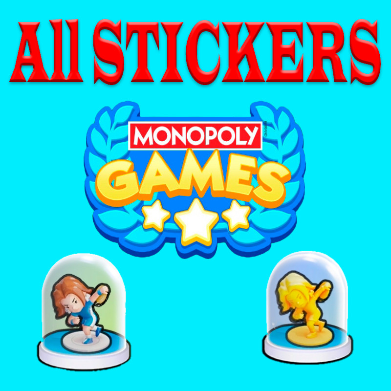 (ALL🔥1-6⭐) Monopoly Stickers Go | CHEAPEST PRICES 🔥 ⚡