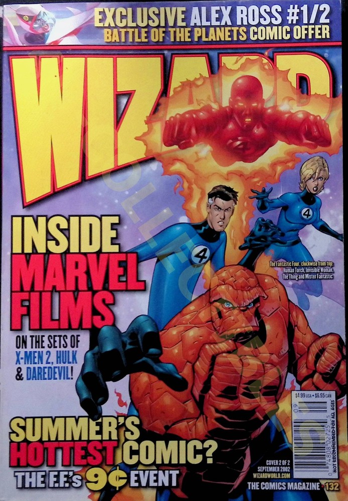 Vintage WIZARD Comic Magazine #132 September 2002