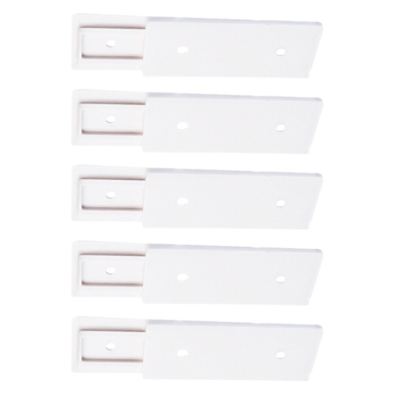 Pack of 5 Multipurpose Power Strips Brackets for Easy Installation Without Tool