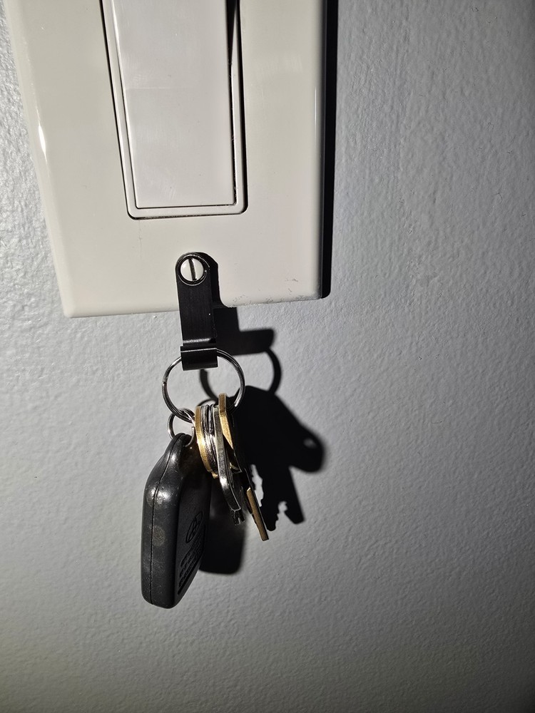 (4 pack) hook Light Switch Key Hangers, Holders key hook